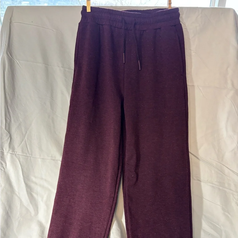 Mondetta Speckled Purple Youth Hoodie and Jogger Set Girls XS 5/6 - like new